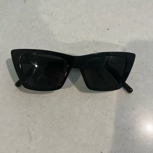 Saint Laurent black sunglasses with case